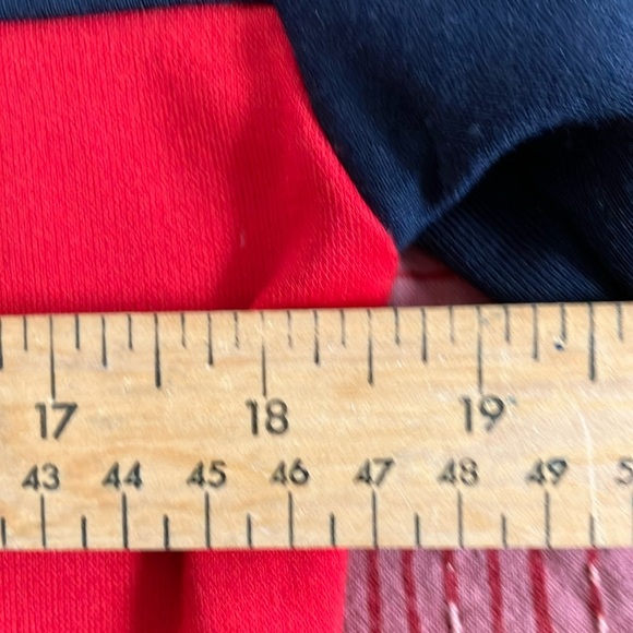 NAF NAF Women's Navy blue and Red Jersey Top - Picture 6 of 13